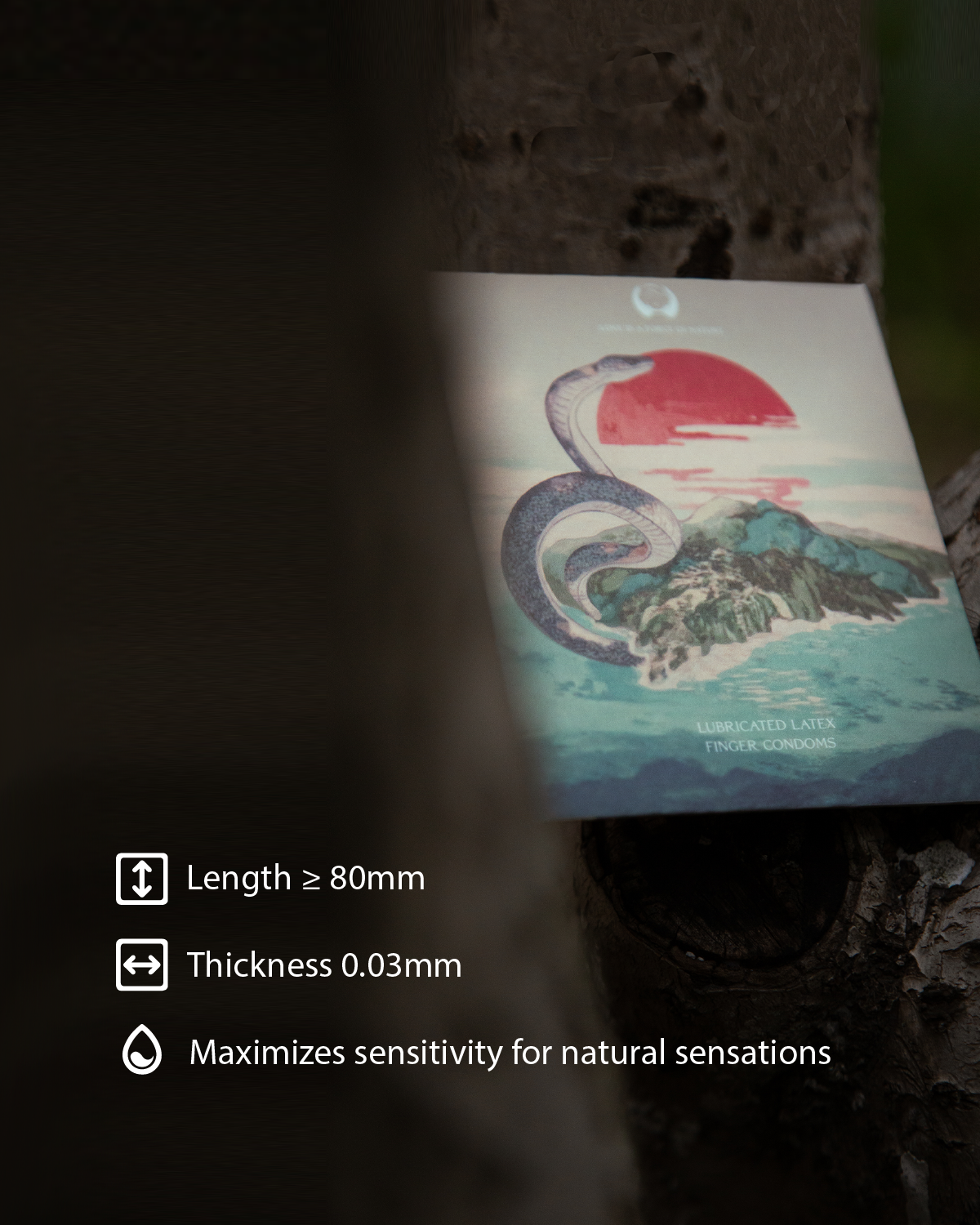 Sappho from lesbos Ribbed Finger Condom, 12 count