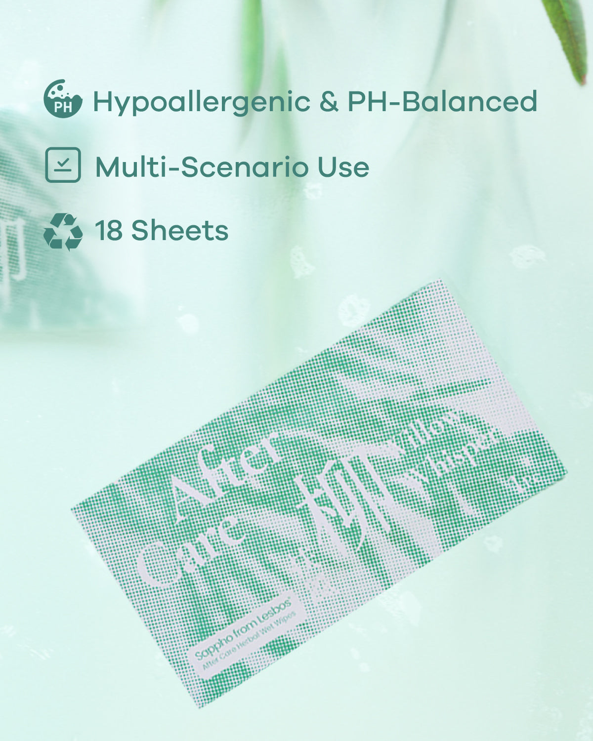 Sappho from lesbos Botanical Feminine Wipe