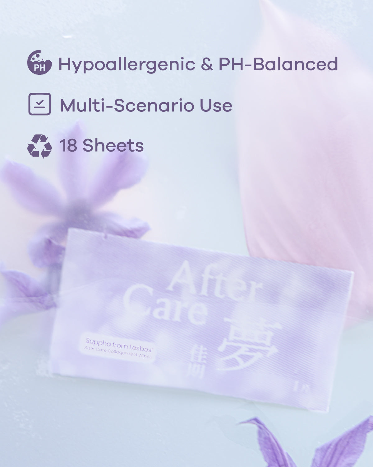Sappho from lesbos Collagen Feminine Wipes