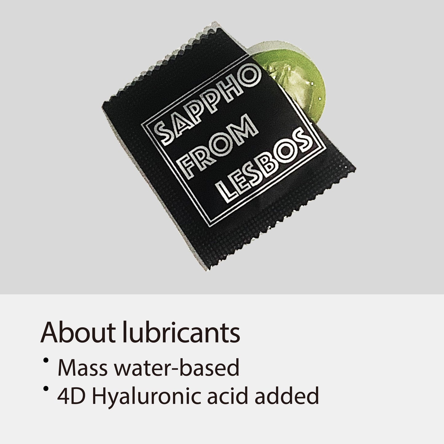 Sappho from lesbos Crush Green Filter Finger Condom