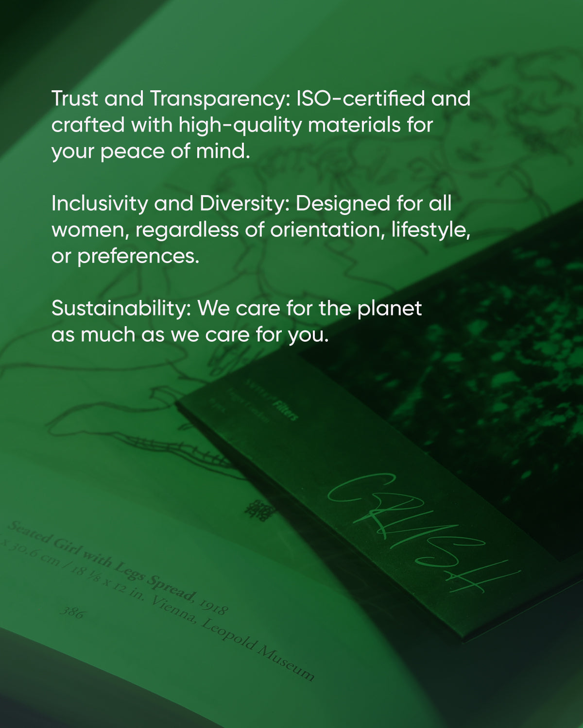 Sappho from lesbos Crush Green Filter Finger Condom, 12 count