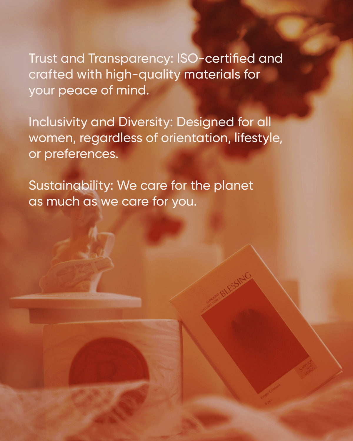 Sappho from lesbos Natural Force Sunlight Blessing Finger Condom Neroli Scent, 12 count