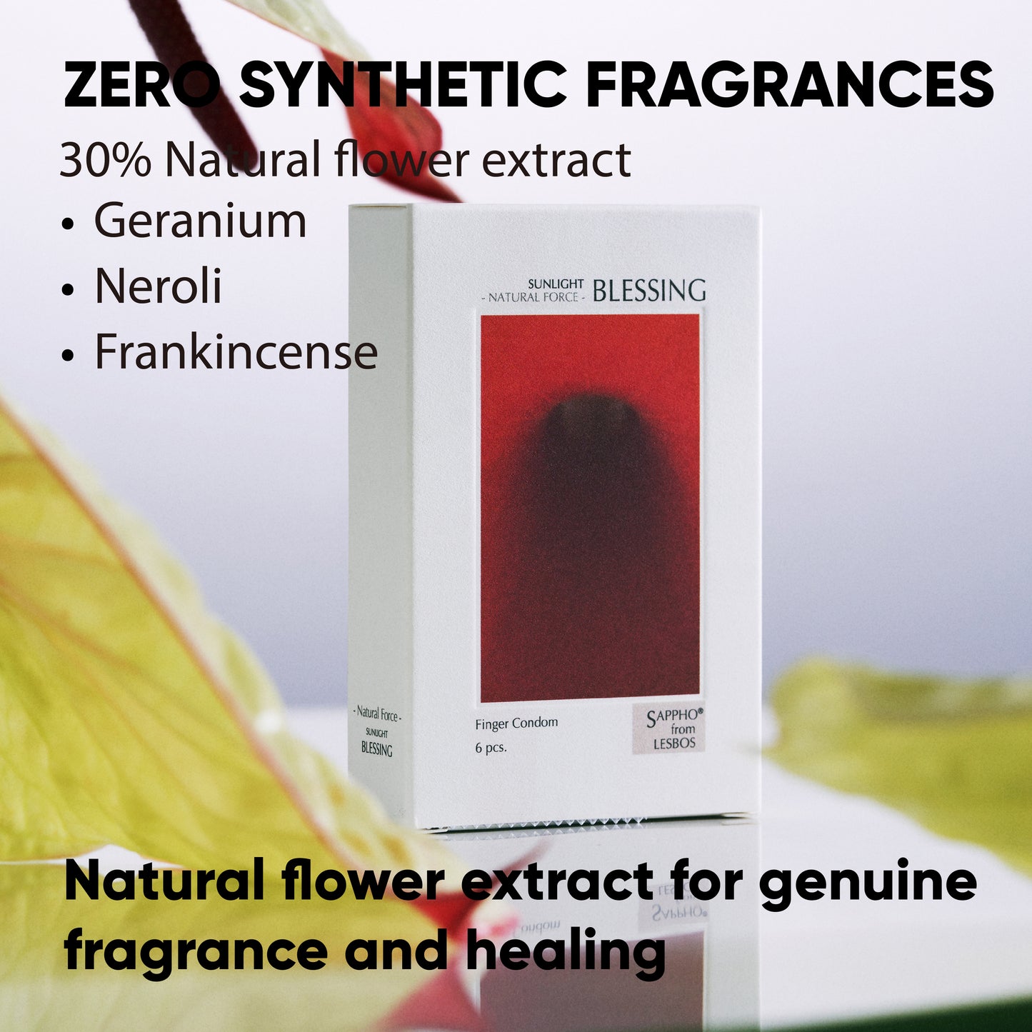 Sappho from lesbos Natural Force Sunlight Blessing Finger Condom Neroli Scent