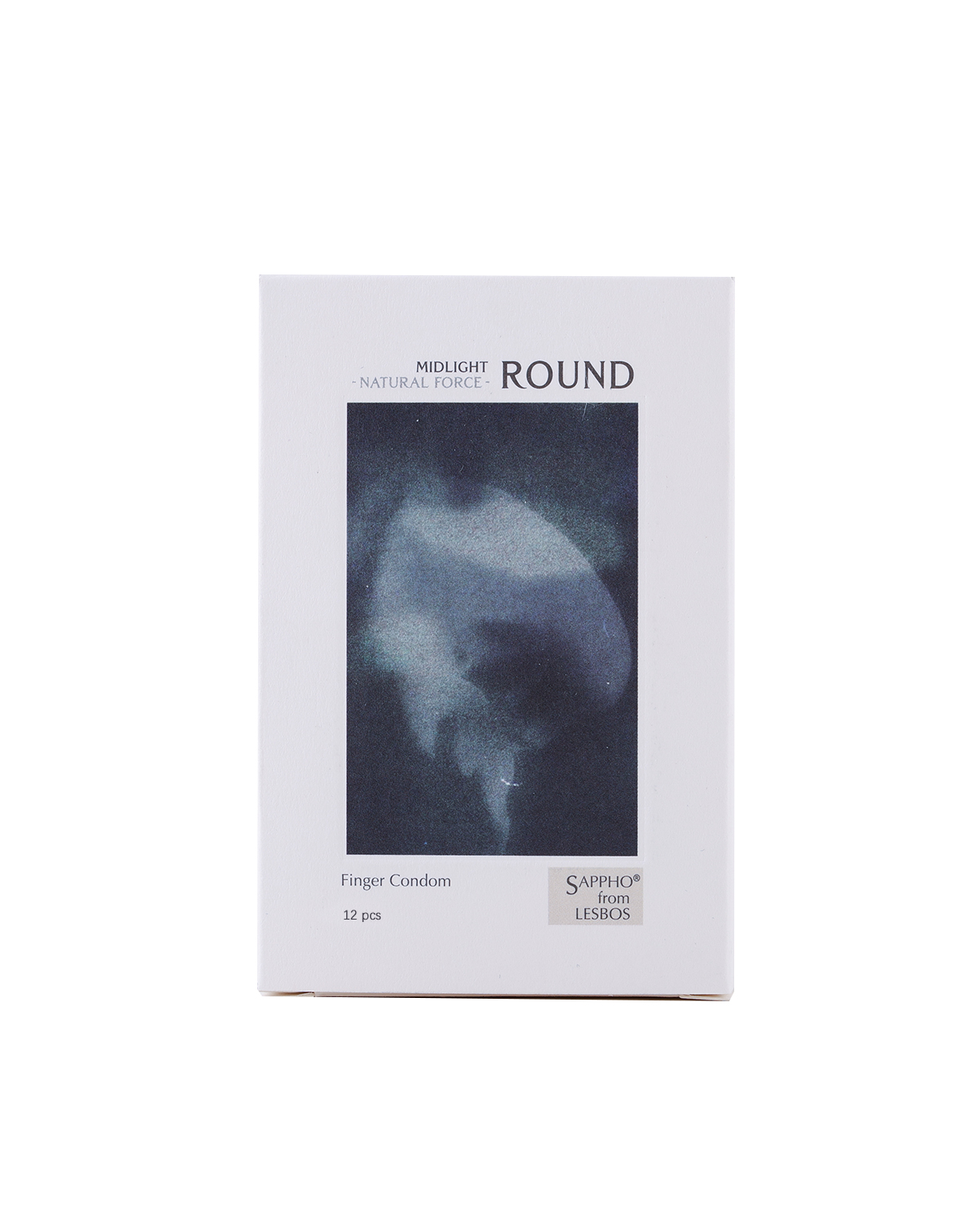 Sappho from lesbos Natural Force midnight round finger condom rose scent 12count
