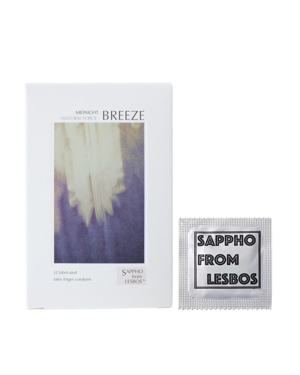 Sappho from lesbos Natural Force Midnight Breeze Finger Condom Jasmine Scent, 12 count