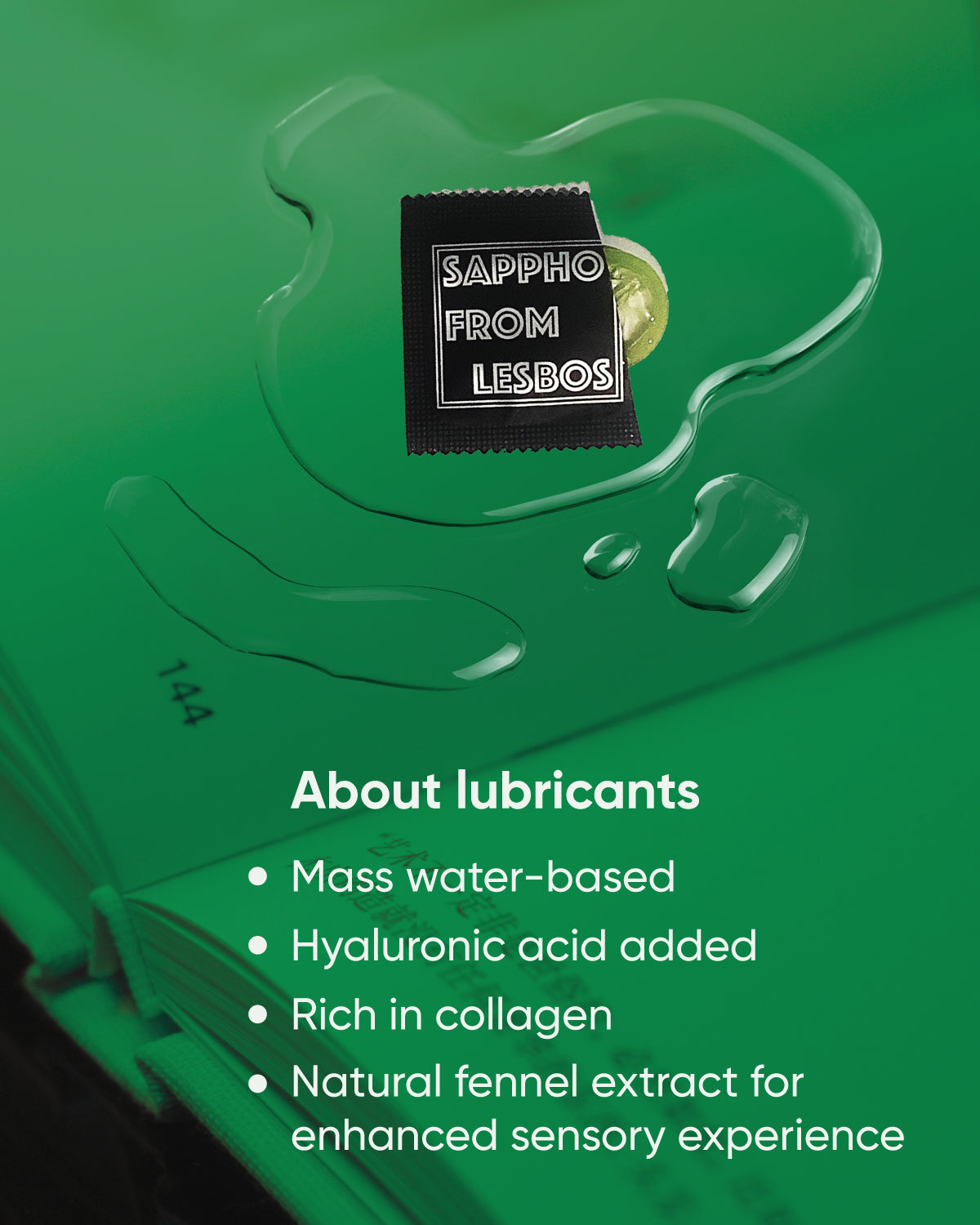 Sappho from lesbos Crush Green Filter Finger Condom, 12 count