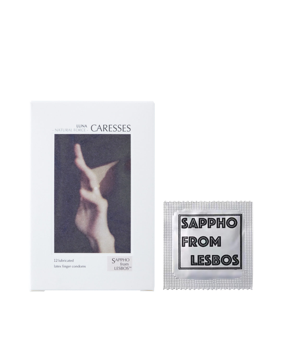 Sappho from lesbos Natural Force Luna Caresses Finger Condom Vetiver scent, 12 count