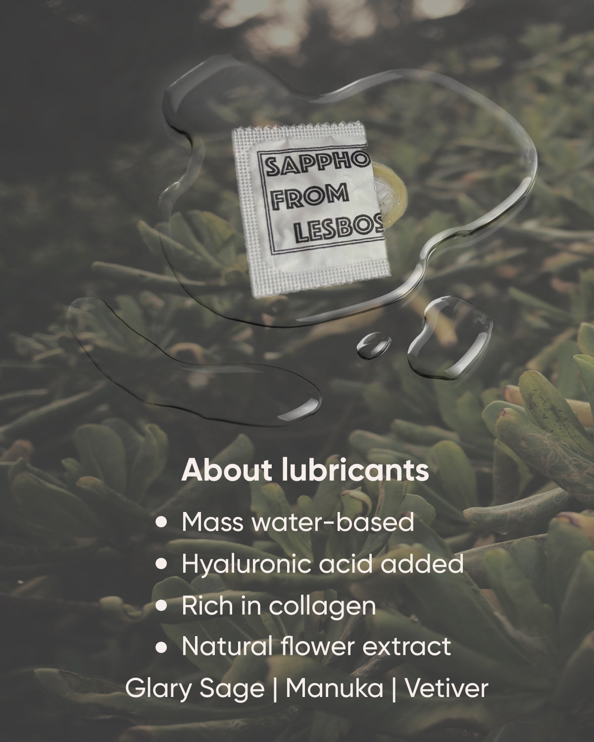 Sappho from lesbos Natural Force Luna Caresses Finger Condom Vetiver scent, 12 count