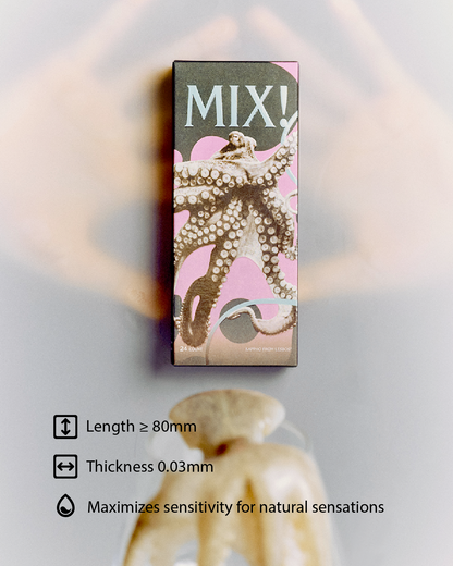 Sappho Mix Textured Finger Condoms (24 ct) – Dots, Ribs & Combo