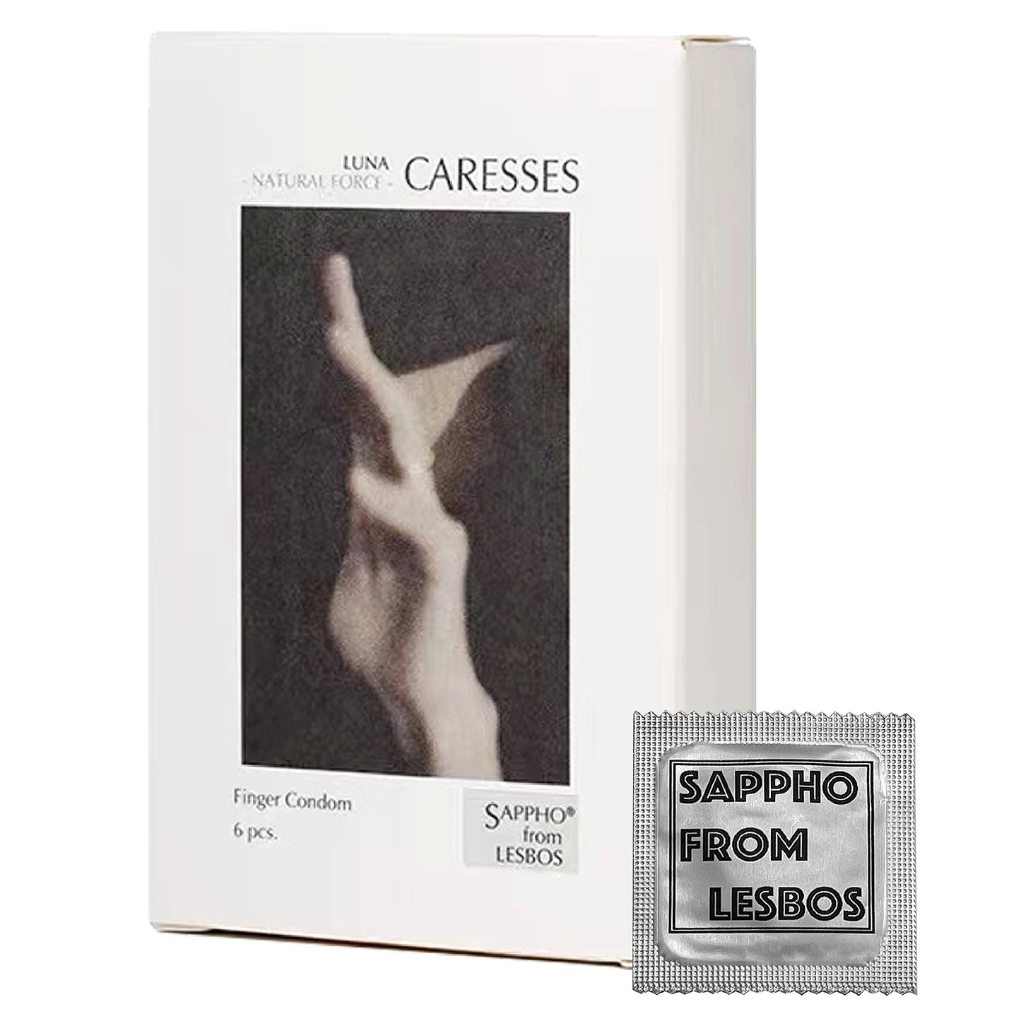 Sappho from lesbos Natural Force Luna Caresses Finger Condom Vetiver scent